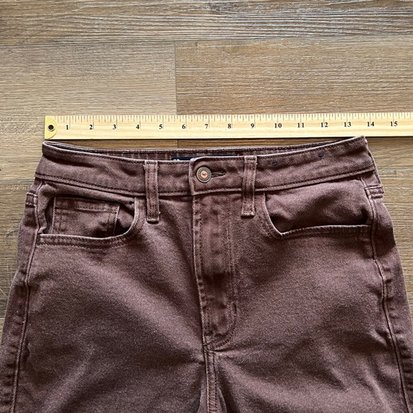 Hollister Women's Brown Straight Leg Jeans - Picture 5 of 11
